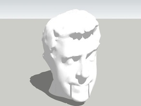 falando cabeça de stephen colbert interativo a arte 3d makerstrong 3d print model - Mito3D