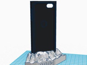 charging dock monolith ipod 5 case 2001 space odyssey gadgets pod 3d print model - Mito3D