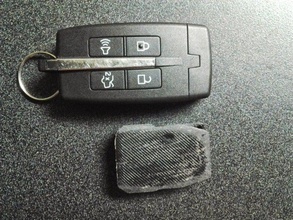 2010+ ford taurus key fob encolhida sem botões automotivo 3d print model - Mito3D