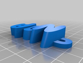 nola llavero organización personalizado 3d print model - Mito3D
