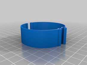 my customized clasp simpler watchband 26 strap length bracelets 3d print model - Mito3D