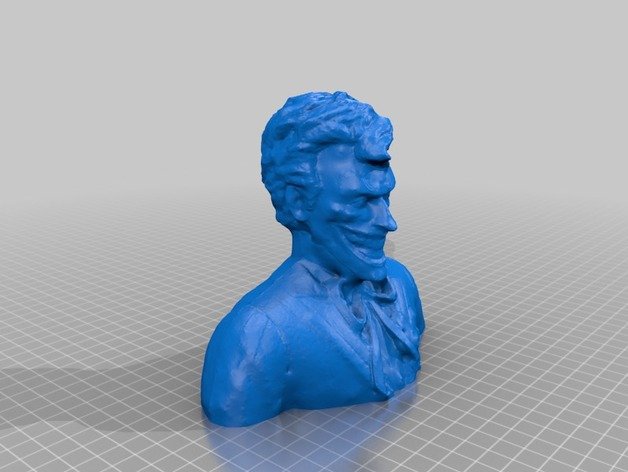 joker büstü insanlar batman 3D print model - Mito3D