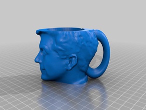 stephen colbert mug other report mashup openscad scan makerstrong 3d print model - Mito3D
