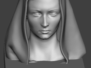 sophie turner bust people 3d female gameofthrones 3d print model - Mito3D