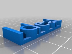 ideal nameplate sculptures customized 3d print model - Mito3D