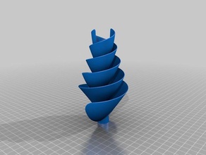 water vortex impeller blade machine tools schauberger 3d print model - Mito3D