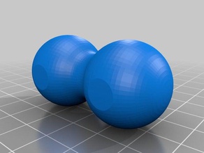 der easy print-ram mount double-ball automotive automobile Auto ram mounts 3d print model - Mito3D