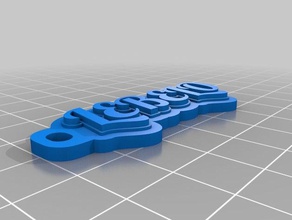 lebelo's keychain organization customized 3d print model - Mito3D