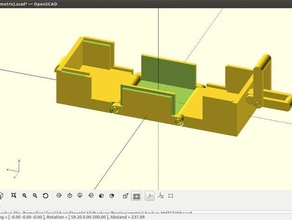 parametrische box-Verschluss Container box anpassbare customizer Anpasser latch lock abschließbar parametric storage 3d print model - Mito3D