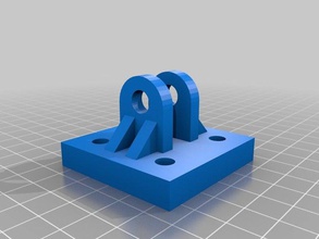 22mm 8mm bearing holder vertical 3d printing 3d print model - Mito3D
