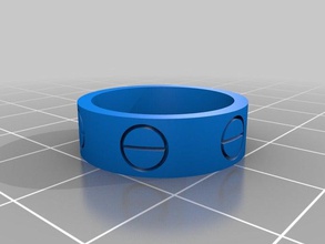 nestring rings customized 3d print model - Mito3D