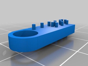 braille chaveiro organização personalizado 3d print model - Mito3D