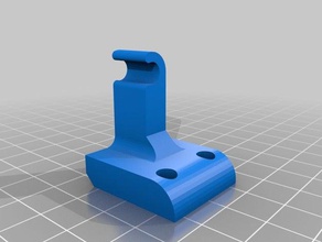 lulzbot filament tube holder 3d Drucker Zubehör taz Rohr-Halter 3d print model - Mito3D