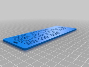 jans etiketler organizasyon özelleştirilmiş 3d print model - Mito3D