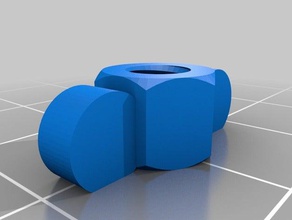 mon personnalisés écrou de travail l'écrou pièces personnalisé 3d print model - Mito3D