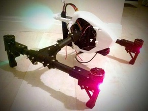 dji inspire 1 clon quadcopter vehículos rc 3d print model - Mito3D