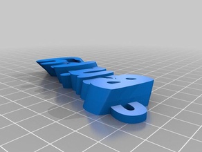 bentley iamburny text - isim Anahtarlık keyfob organizasyon özelleştirilmiş 3d print model - Mito3D