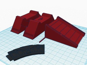 sgu portão de todas as peças, partes, separadas pequenas impressoras adereços o destino rampa sci fi gratuito prop sg1 stargate universo 3d print model - Mito3D