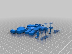 topical treehouse buildings & structures 3d print model - Mito3D