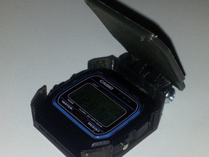 prototipo di casio f91w orologio da tasca moda f-91w 3d print model - Mito3D