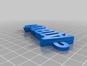manda key chain organization customized 3d print model - Mito3D