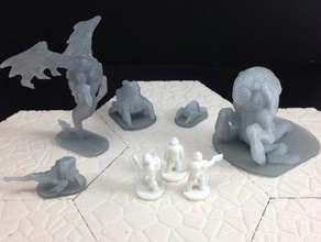 zoth configuration preview creatures 18mm 28mm alien bug continuum creature demon fantasy future game gaming ghost horror igg ill gotten games m mini miniature monster multiverse psionic rpg scifi spce tabletop wargame wargaming wayfarer 3d print model - Mito3D