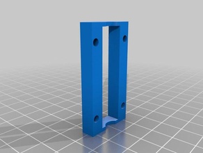 qu-bd bearing holder replacement type 3d printer parts twoup 3d print model - Mito3D