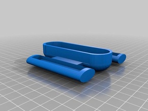 la parte superior abierta de pontón flotante La impresión en 3d makeitfloat 3d print model - Mito3D