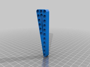 11 x 3 lego beam wedge design construction toys elbow technic 3d print model - Mito3D