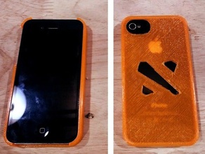 iphone 4s dota2 caso telefone celular 3d print model - Mito3D