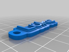 luke Anahtarlık organizasyon özelleştirilmiş 3d print model - Mito3D