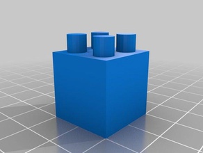 lego 2x2 brinquedos de construção 3d print model - Mito3D