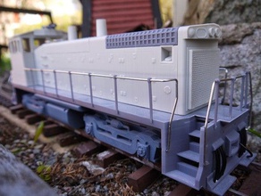 openrailway sw1500 1 32 lokomotif emd mekanik oyuncaklar 132 Amerikan barspin daniel noree dizel bahçe model tren İsveç anahtarlayıcı ABD 3d print model - Mito3D