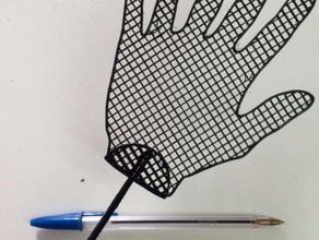 fly killer hand-Werkzeuge bugs finger Fliegen geben hand töten Mücke pest 3d print model - Mito3D