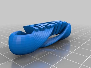 mi personalizados trenzado llavero infinity remix llaveros personalizado 3d print model - Mito3D