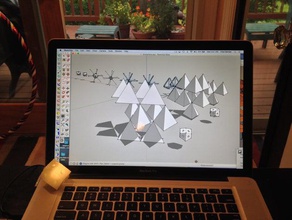 tetraedrico mozzi sculture struttura tetraedro 3d print model - Mito3D