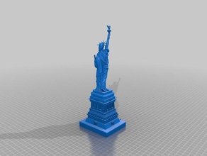 statue liberty 3d-drucken Kunst 3d print model - Mito3D