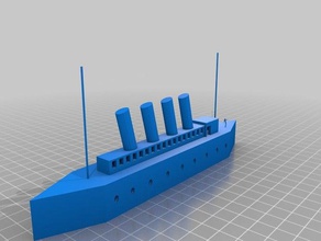 fecteau titanic design 3d printing makeitfloat 3d print model - Mito3D