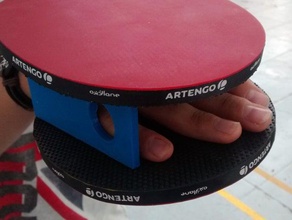 agafador por ping-pong deporte y al aire libre gadget el guante mano la manija ping pong prótesis 3d print model - Mito3D