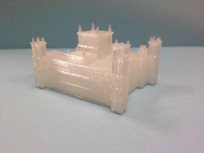 downton abbey 3d la impresión educación geometría 3d print model - Mito3D