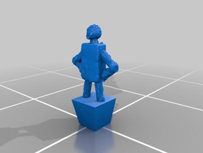 la statue 3d print model - Mito3D