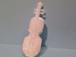 violino 3d impressão educação instrumentos 3d print model - Mito3D