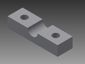 8mm plank Klemme p3 5 1 Teile 3d print model - Mito3D