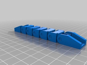 my customized drag chain mounts -5 links diy 3d print model - Mito3D