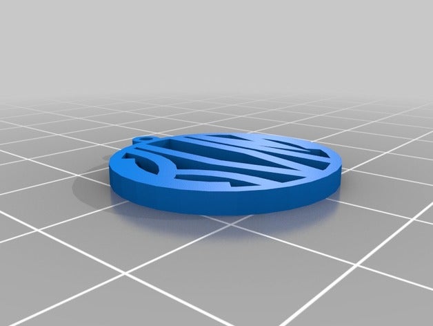kvm monogram jewelry customized 3D print model - Mito3D