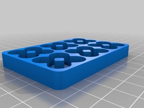 11mm aaa battery holder organization customized 3d print model - Mito3D