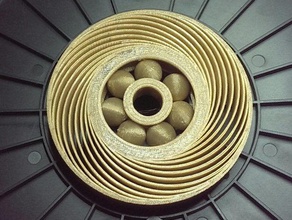 airless tire bearings mechanical toys bouncy fidget spinner 3d print model - Mito3D