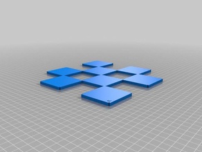 mi personalizados extensible tablero de ajedrez el personalizado 3d print model - Mito3D