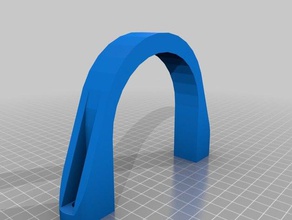 my customized pipe saddle clamp buttrusses parts 3d print model - Mito3D