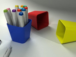 copic marker container containers container copic creative design drawing marker render 3d print model - Mito3D